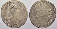 Haus Habsburg 6 Kreuzer Leopold I. 1658-1705. -