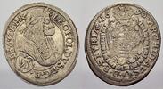 Haus Habsburg 6 Kreuzer Leopold I. 1658-1705. -