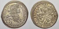 Haus Habsburg 3 Kreuzer (Groschen) Leopold I. 1658-1705. -