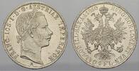Haus Habsburg Florin (Gulden) Franz Joseph I. 1848-1916. -