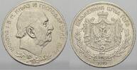 Montenegro 2 Perpera Nikola I. 1852-1910 als König 1910-1918. -