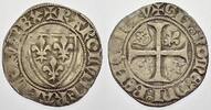 Frankreich Blanc dit \Guénar\ Karl VI. 1380-1422. -
