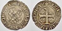 Frankreich Blanc dit \Guénar\ Karl VI. 1380-1422. -