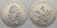 Brandenburg-Preußen Taler 1785 A Friedrich II. 1740-1786. Winz. Schrötlingsfehler. Vorzüglich-vorzüg