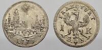 Frankfurt, Stadt Kreuzer 1773 Selten in dieser Erhaltung. Min. Schrötlingsfehler. Stempelglanz