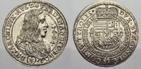 Haus Habsburg 1/4 Taler 1654 Erzherzog Ferdinand Karl 1632-1662. Sehr selten in dieser Erhaltung. Fa