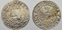 Haus Habsburg 3 Kreuzer (Groschen) Ferdinand I. 1522-1558-1564. -