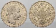 Haus Habsburg Florin (Gulden) Franz Joseph I. 1848-1916. -