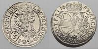 Haus Habsburg 3 Kreuzer (Groschen) Leopold I. 1658-1705. -