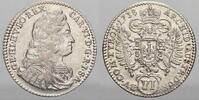 Haus Habsburg 6 Kreuzer Karl VI. 1711-1740. -