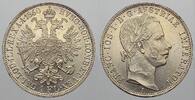Haus Habsburg Florin (Gulden) Franz Joseph I. 1848-1916. -