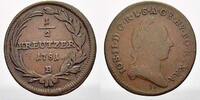 Haus Habsburg Cu 1/2 Kreuzer Josef II. 1780-1790. -