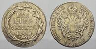 Haus Habsburg Una Lira Veneta Franz II. (I.) 1792-1835. -
