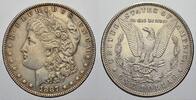 Vereinigte Staaten von Amerika Morgan 1 Dollar 1887 Attraktives Exemplar. Vorzüglich-vorzüglich+