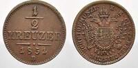 Haus Habsburg Cu 1/2 Kreuzer 1851 B Franz Joseph I. 1848-1916. Fast vorz... 25,00 EUR  zzgl. 6,00 EUR Versand