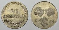 Haus Habsburg 6 Kreuzer 1794 H Franz II. (I.) 1792-1835. Vorz&uuml;glich 95,00 EUR  zzgl. 6,00 EUR Versand