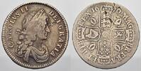 Großbritannien Silver 1/2 Crown Charles II. 1660-1685. -