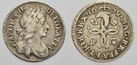 Großbritannien 4 Pence Charles II. 1660-1685. -
