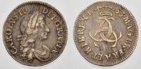 Großbritannien 3 Pence Charles II. 1660-1685. -