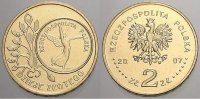 Polen-Republik 1990 bis Heute 2 Zlote (Geschichte) 2007 Republik Polen seit 1990. Unzirkuliert