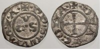Italien-Ancona Denaro Republik 1200-1300. Fast vorzüglich mit Prägeglanz