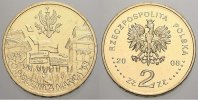 Polen-Republik 1990 bis Heute 2 Zlote (Marca 68) Republik Polen seit 1990. -
