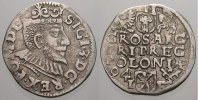 Polen 3 Gröscher 1 1594 I Sigismund III. 1587-1632. Sehr schön