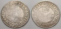 Schlesien-Glatz, Grafschaft 3 Kreuzer 1627 Ferdinand König v. Ungarn, Erzherzog v. Österreich 1627-1637. Sehr selten. Prägeschwäche, sehr schön