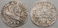 Polen 3 Gröscher 1 1595 Sigismund III. 1587-1632. Sehr schön+