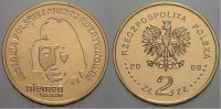 Polen-Republik 1990 bis Heute 2 Zlote (Niemen) 2009 Republik Polen seit 1990. Unzirkuliert