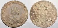 Russland Rubel Zarin Elisabeth I. 1741-1761.