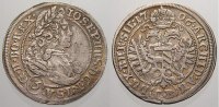 Schlesien-Der oberste Lehnsherr 3 Kreuzer Joseph 1705-1711.