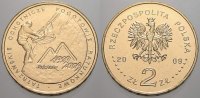 Polen-Republik 1990 bis Heute 2 Zlote (Bergrettungsdienst) 2009 Republik Polen seit 1990. Unzirkuliert