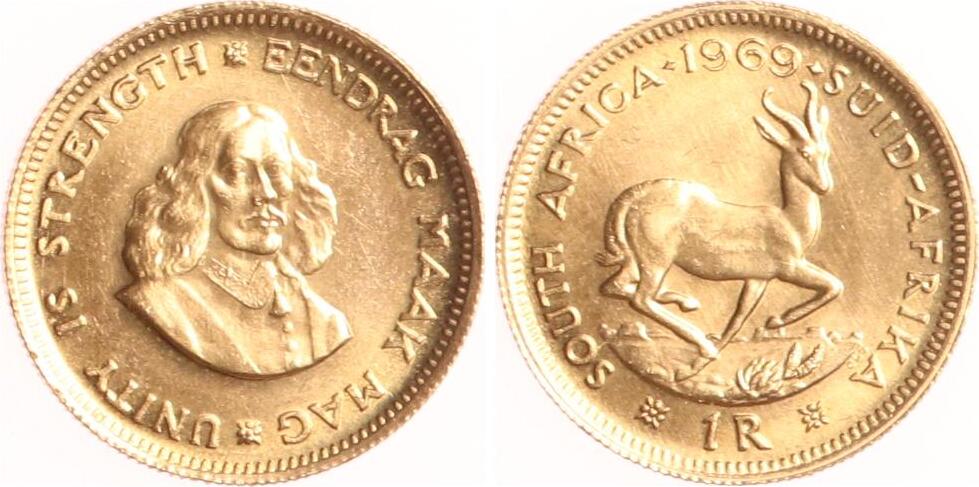 S dafrika 1 Rand 1969 Springbock Fast Stempelglanz MA Shops S dafrika 1 Rand 1969 Springbock Fast Stempelglanz MA Shops