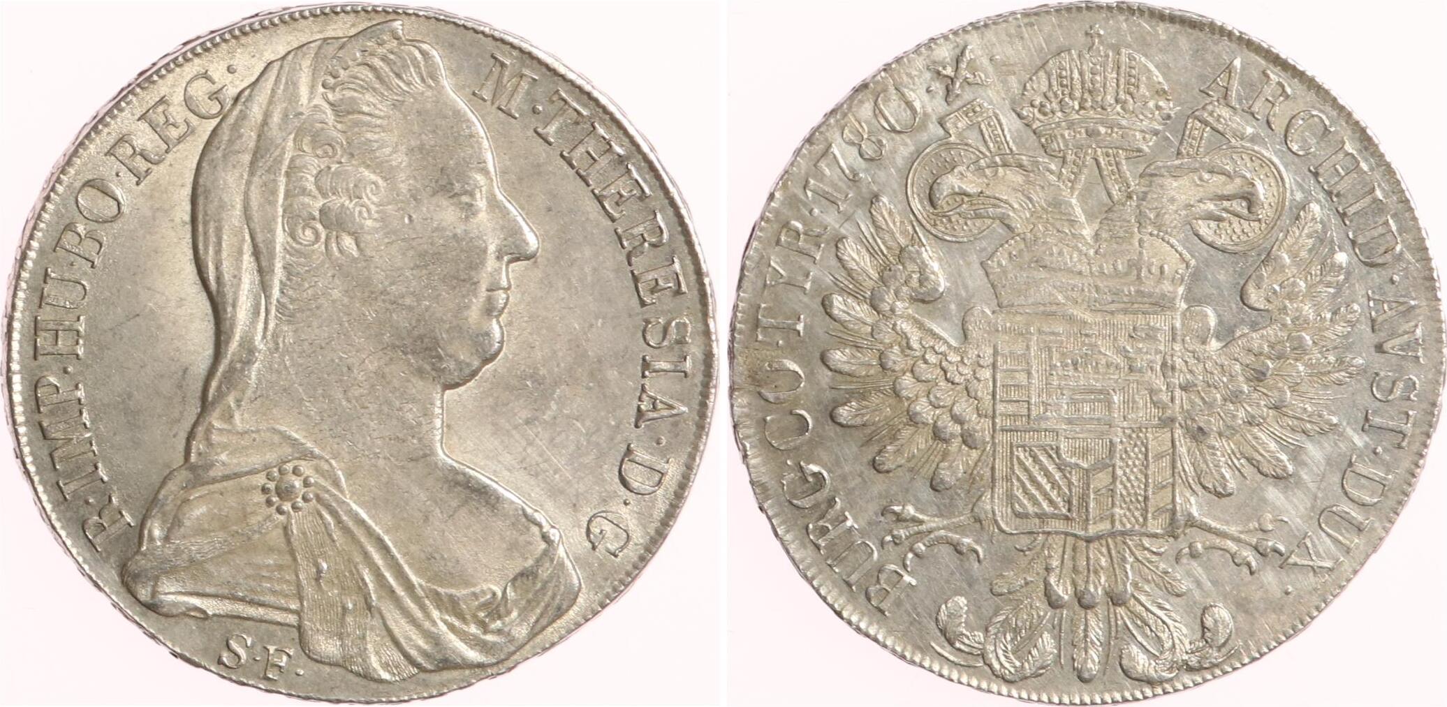 RömischDeutschesReich Konventionstaler 1780 Maria Theresia 17401780