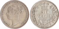 Großbritannien 6 Pence Victoria 1837-1901 -