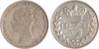 Großbritannien 3 Pence Victoria 1837-1901 -