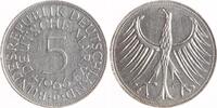 5 DM 1966 D Bundesrepublik Deutschland Silberadler Fast Stempelglanz