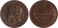 Italien 2 Centesimi Vittorio Emanuele II. 1861-1878. -
