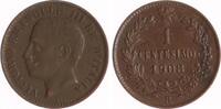 Italien 1 Centesimo Vittorio Emanuele II. 1861-1878. -