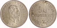 Italien 50 Centesimi Vittorio Emanuele II. 1861-1878. -