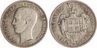 Griechenland 1 Drachme George I. 1863-1913. -