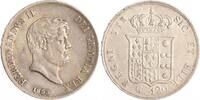 Italien, Neapel und Sizilien 120 Grana Ferdinand II. 1830-1859. -