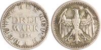 Weimarer Republik 3 Reichsmark -