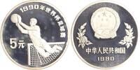 China 5 Yuan Fussball. -