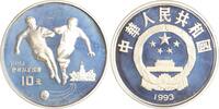 China 10 Yuan Fussball. -