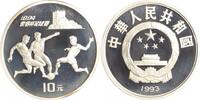China 10 Yuan Fussball. -