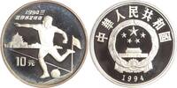 China 10 Yuan Fussball. -