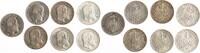 Württemberg 7 x 3 Mark Wilhelm II. 1891-1918. sehr schön, sehr schön-vorzüglich