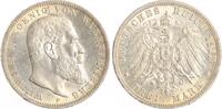 Württemberg 3 Mark Wilhelm II. 1891-1918. -
